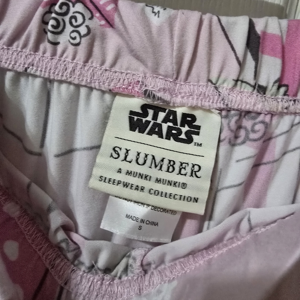 Star Wars x Munki Munki Baby Yoda Grogu Christmas Holiday Pajama Set, Sz Small. - Picture 12 of 12